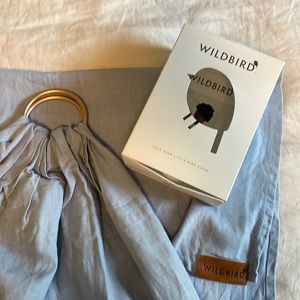 Wildbird Linen Ring Sling - Nightingale / Rose Gold, Standard 74”